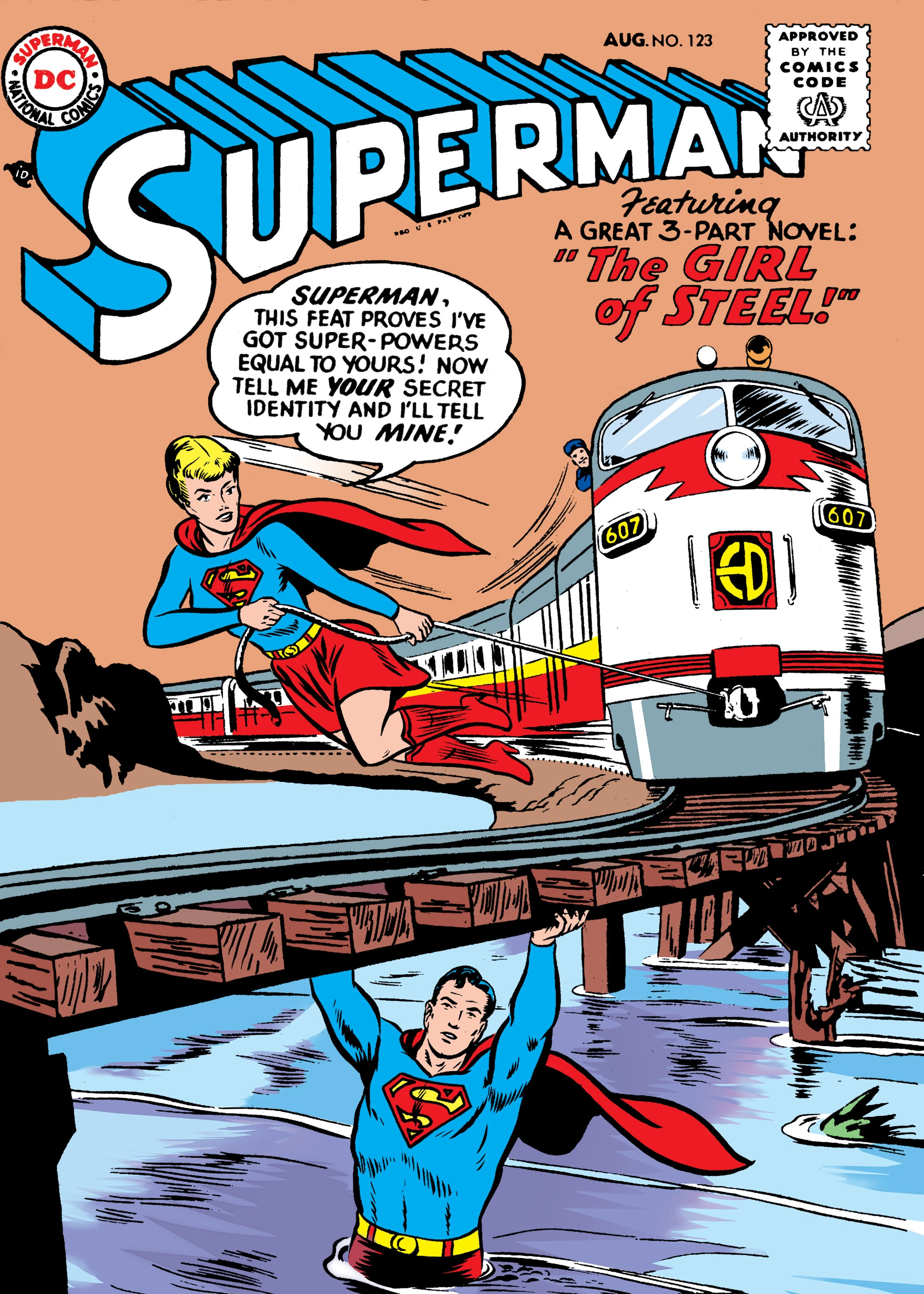Superman #123 (DC, 1958 — Cover A) cover